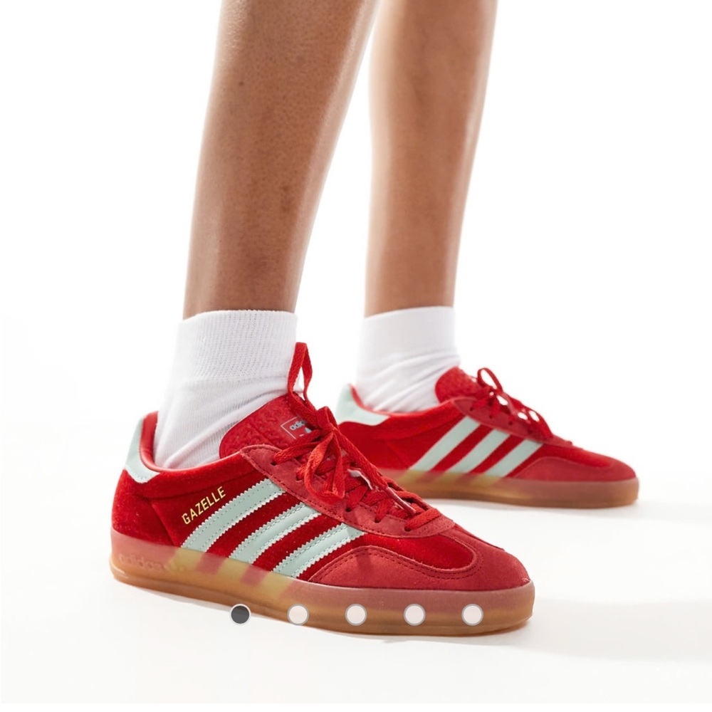 Adidas Gazelle Bold Red Shoes